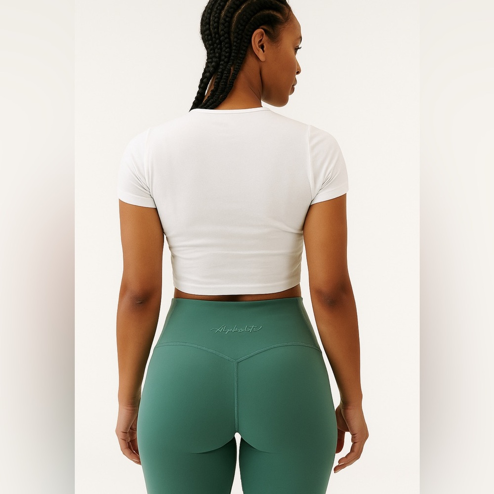 Alphalete Green Kinetic Leggings Small (S)